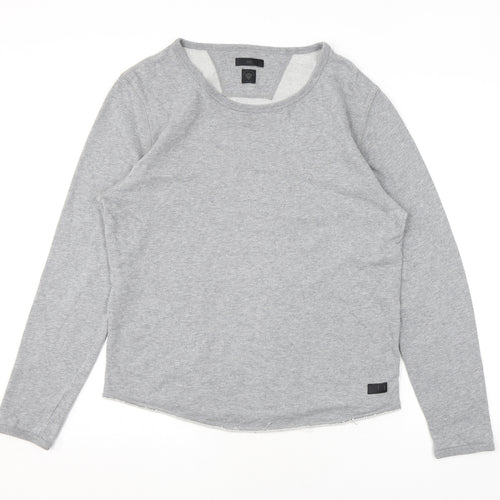 Tiger of Sweden Mens Grey Cotton Pullover Sweatshirt Size S