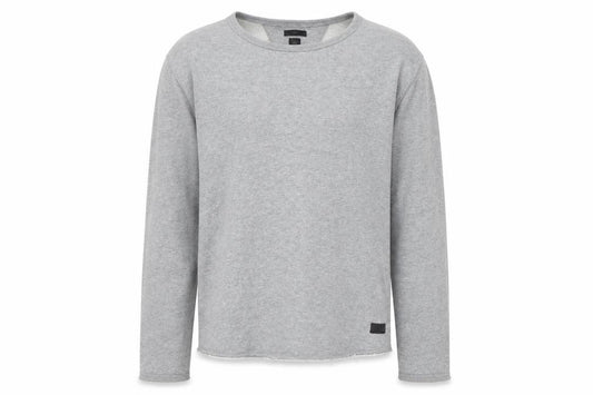 Front view of Tiger of Sweden men’s grey cotton pullover sweatshirt, size S