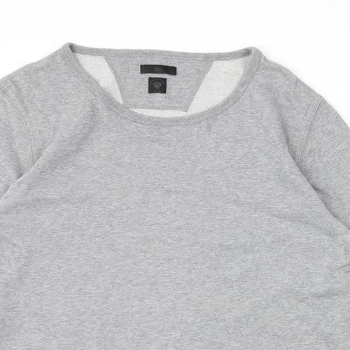 Tiger of Sweden Mens Grey Cotton Pullover Sweatshirt Size S