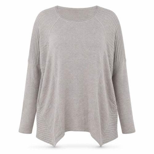 James Lakeland Womens Brown Scoop Neck Viscose Pullover Jumper Size M