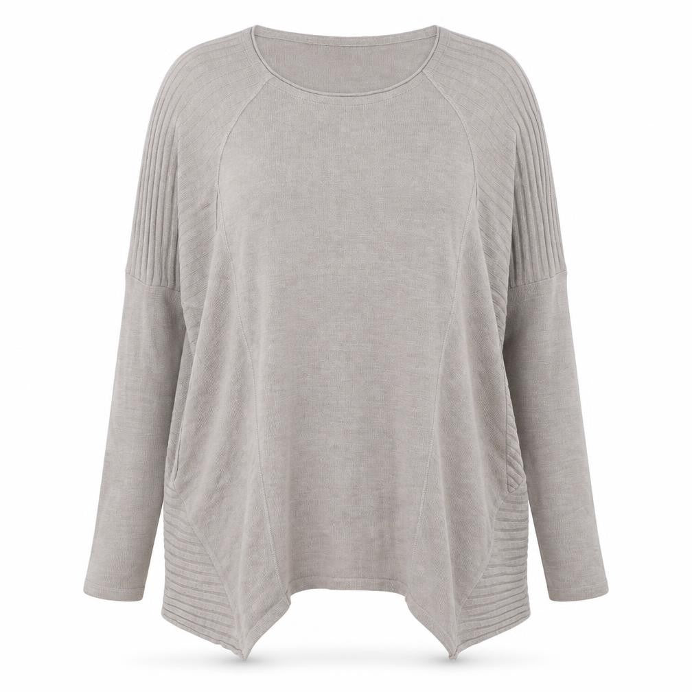 James Lakeland Womens Brown Scoop Neck Viscose Pullover Jumper Size M
