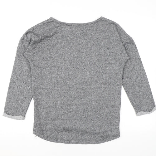 H&M Girls Grey Cotton Pullover Sweatshirt Size 14 Years Pullover