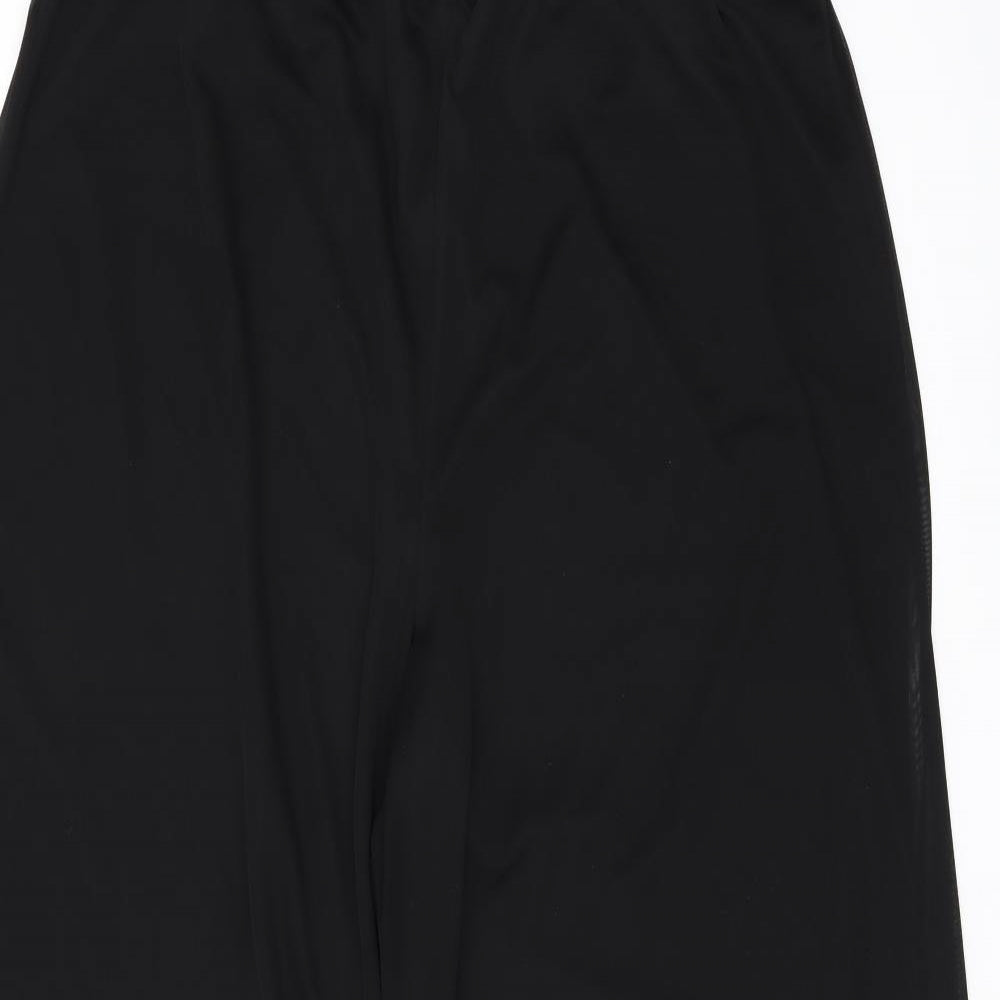 Joanna Hope Womens Black Polyester Trousers Size 22 L26.5 in Regular
