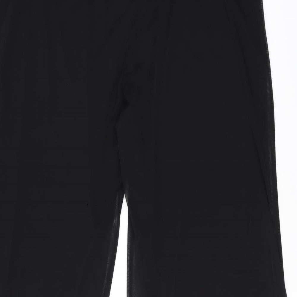 Joanna Hope Womens Black Polyester Trousers Size 22 L26.5 in Regular