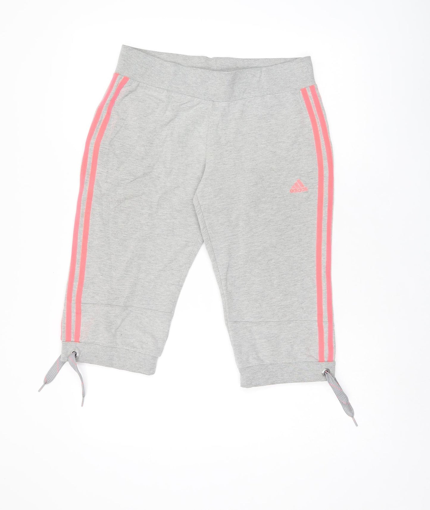 adidas Womens Grey Wool Bermuda Shorts Size 12 L16.5 in Regular