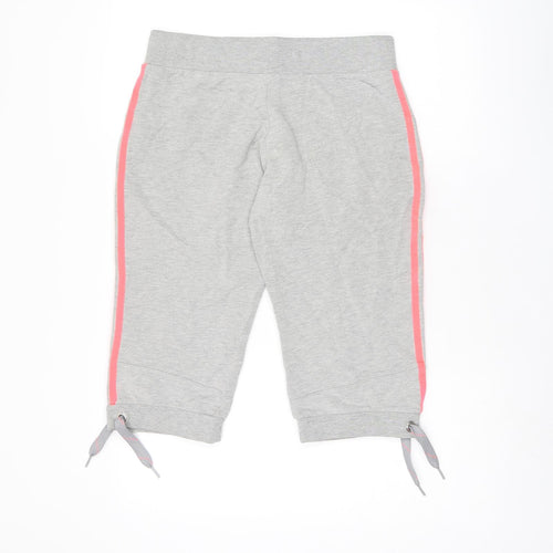 adidas Womens Grey Wool Bermuda Shorts Size 12 L16.5 in Regular