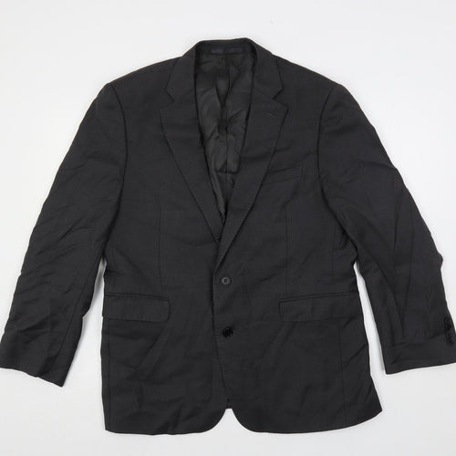 Cerruti Mens Grey Wool Jacket Suit Jacket Size 44 Regular