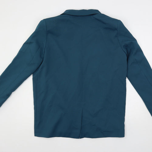 4th + Reckless Womens Green Jacket Blazer Size 8 Button - Oversized