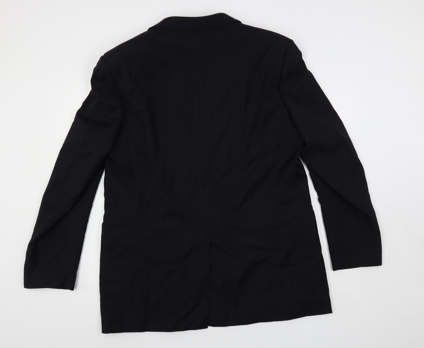 Marks and Spencer Mens Blue Wool Jacket Suit Jacket Size 44 Regular