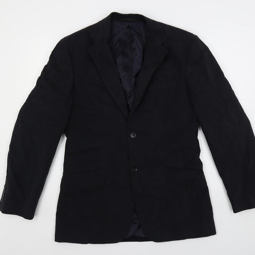 Blazer Mens Black Jacket Blazer Size 38 Button