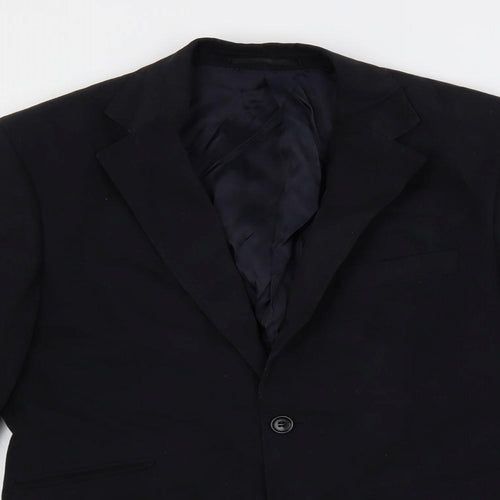 Blazer Mens Black Jacket Blazer Size 38 Button