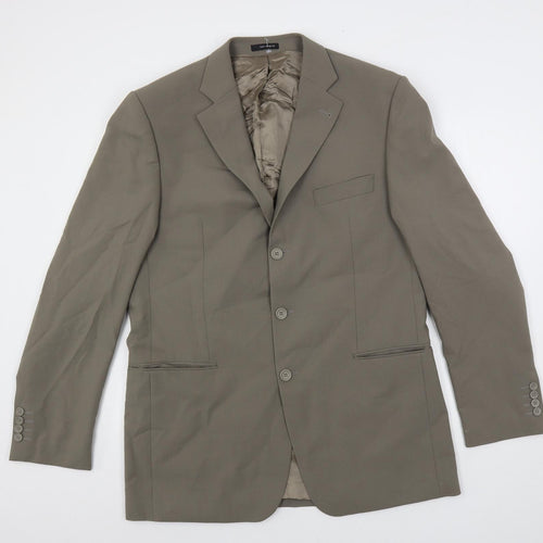 Tom English Mens Grey Wool Jacket Suit Jacket Size 42 Regular