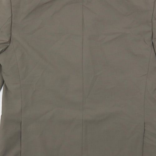 Tom English Mens Grey Wool Jacket Suit Jacket Size 42 Regular
