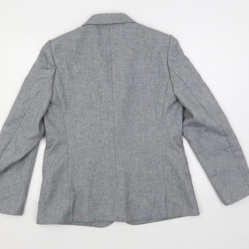 St Michael Womens Grey Jacket Blazer Size 16 Button