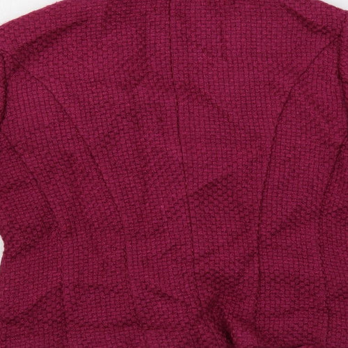 Alex & Co. Womens Purple Jacket Blazer Size 10 Button