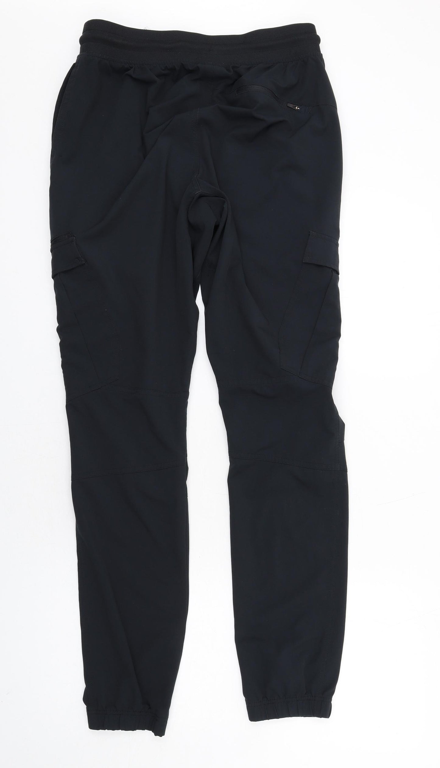 Under armour Mens Black Polyester Jogger Trousers Size M L33 in Regular Drawstring