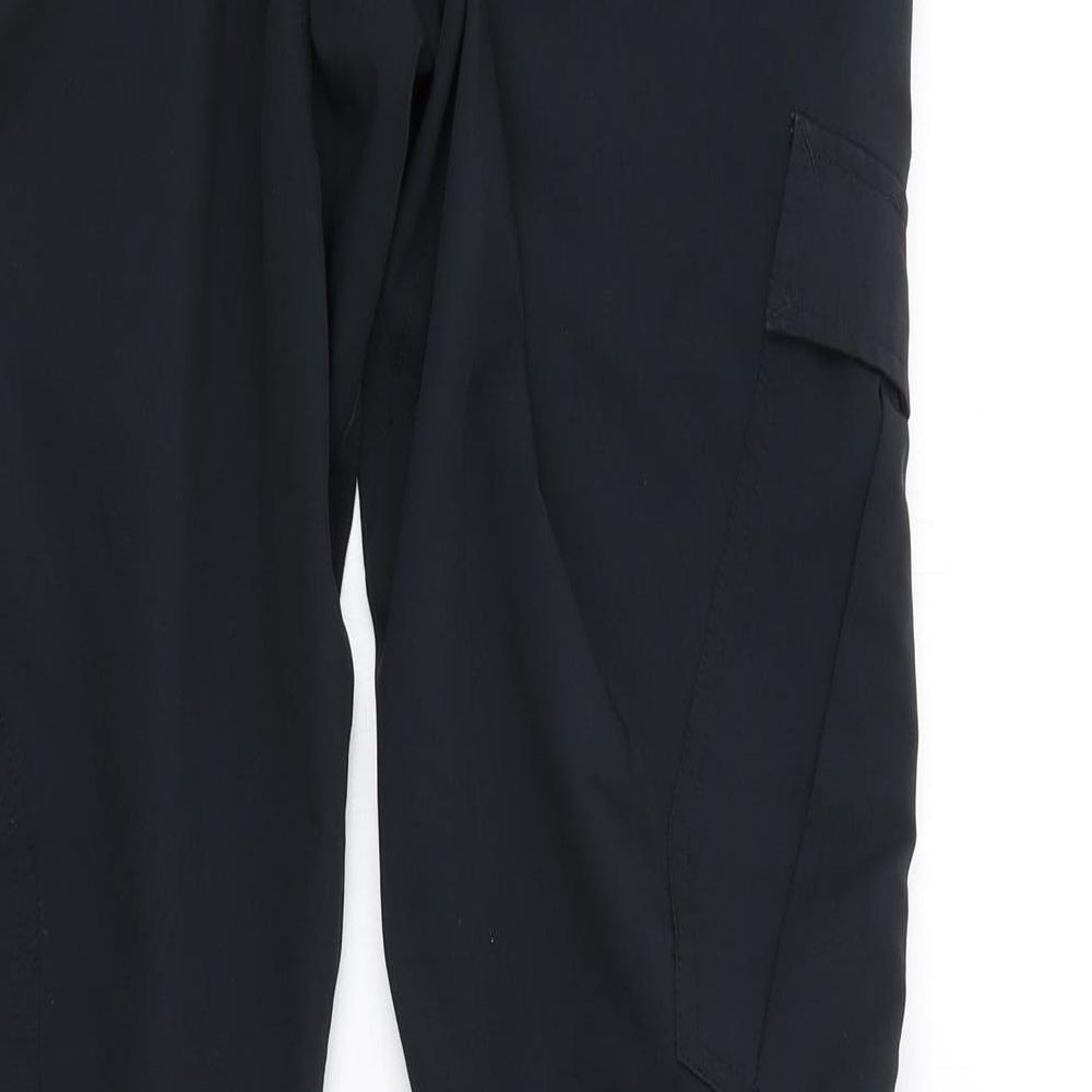 Under armour Mens Black Polyester Jogger Trousers Size M L33 in Regular Drawstring
