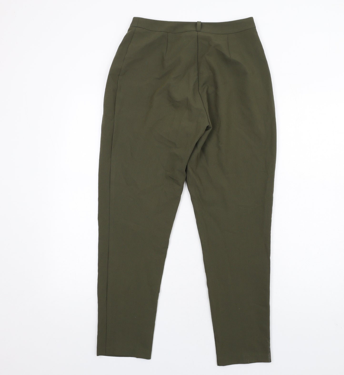 Missguided Womens Green Polyester Dress Pants Trousers Size 8 L29 in Regular Zip
