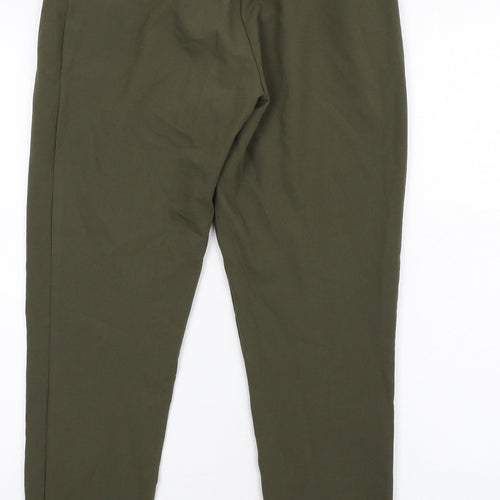Missguided Womens Green Polyester Dress Pants Trousers Size 8 L29 in Regular Zip