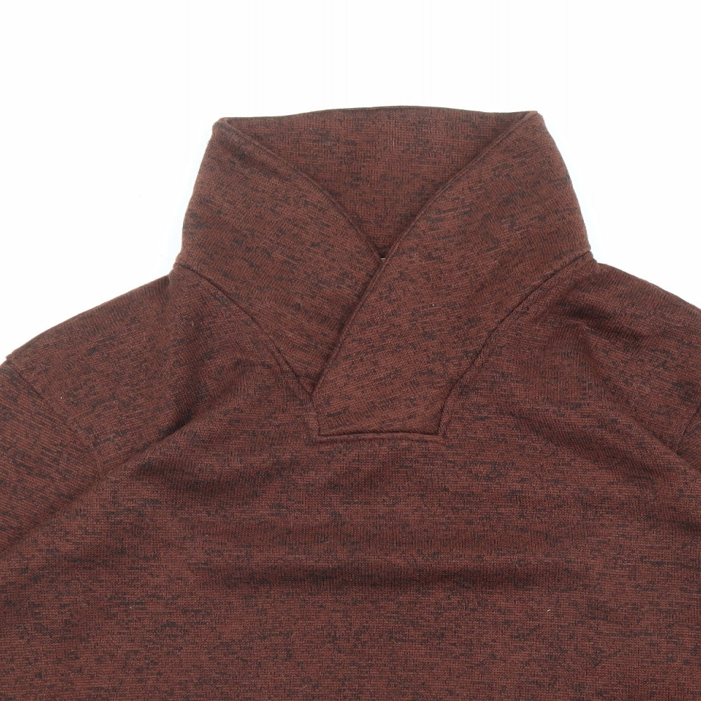 Regatta Mens Red Polyester Pullover Sweatshirt Size L