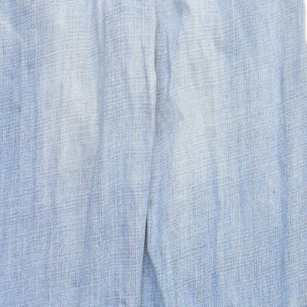 Firetrap Mens Blue Cotton Straight Jeans Size 32 in L29 in Regular Button