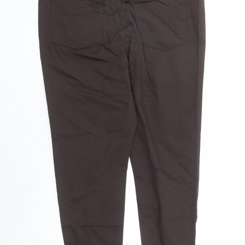 Marks and Spencer Womens Brown Cotton Jegging Jeans Size 18 L29 in Regular - Stretch