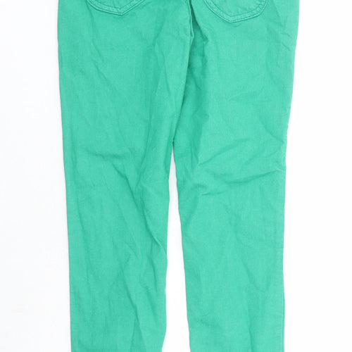 United Colors of Benetton Womens Green Cotton Jegging Jeans Size 26 in L27 in Regular Zip