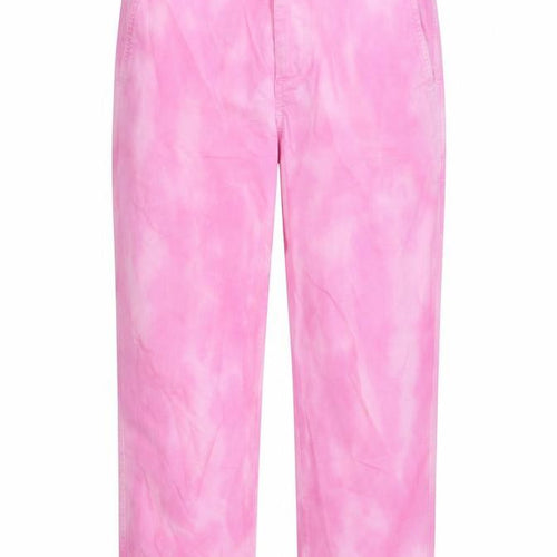 Gap Womens Pink Cotton Straight Jeans Size 4 L27 in Regular Zip - Tie Dye Effect