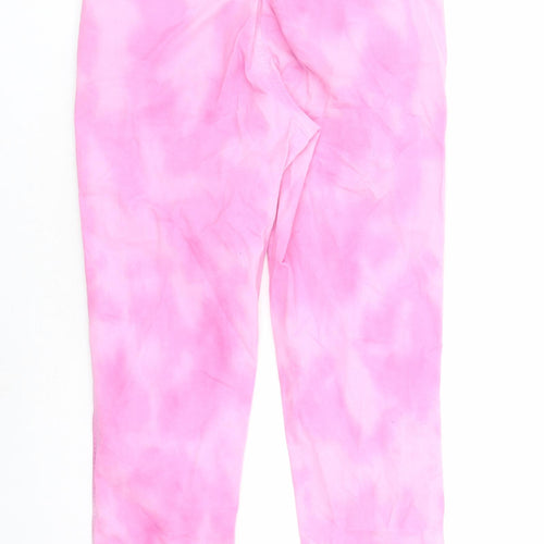 Gap Womens Pink Cotton Straight Jeans Size 4 L27 in Regular Zip - Tie Dye Effect