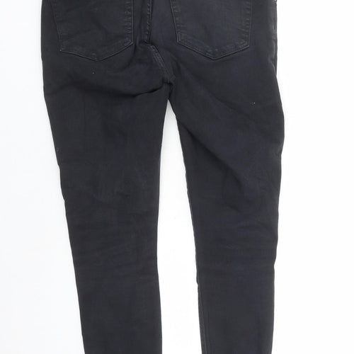 Topshop Womens Black Cotton Jegging Jeans Size 32 in L26 in Regular