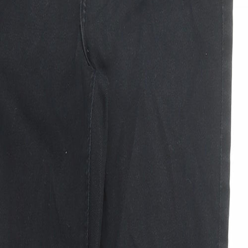 River Island Womens Black Cotton Skinny Jeans Size 12 L28 in Regular Zip