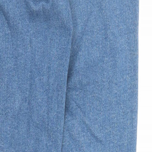 Topshop Womens Blue Cotton Skinny Jeans Size 28 in L27 in Regular Zip