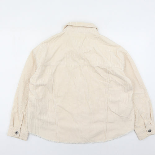 Zara Womens Beige Jacket Size XS Button