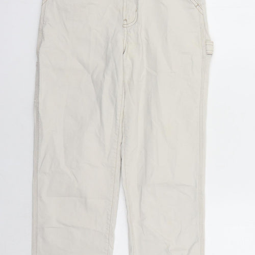 Gap Womens Beige Cotton Cropped Jeans Size 26 in L25 in Regular Zip