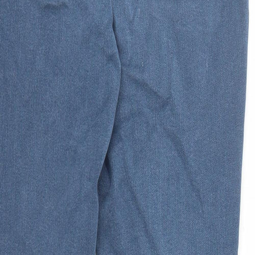 TU Womens Blue Cotton Skinny Jeans Size 12 L30 in Regular Zip