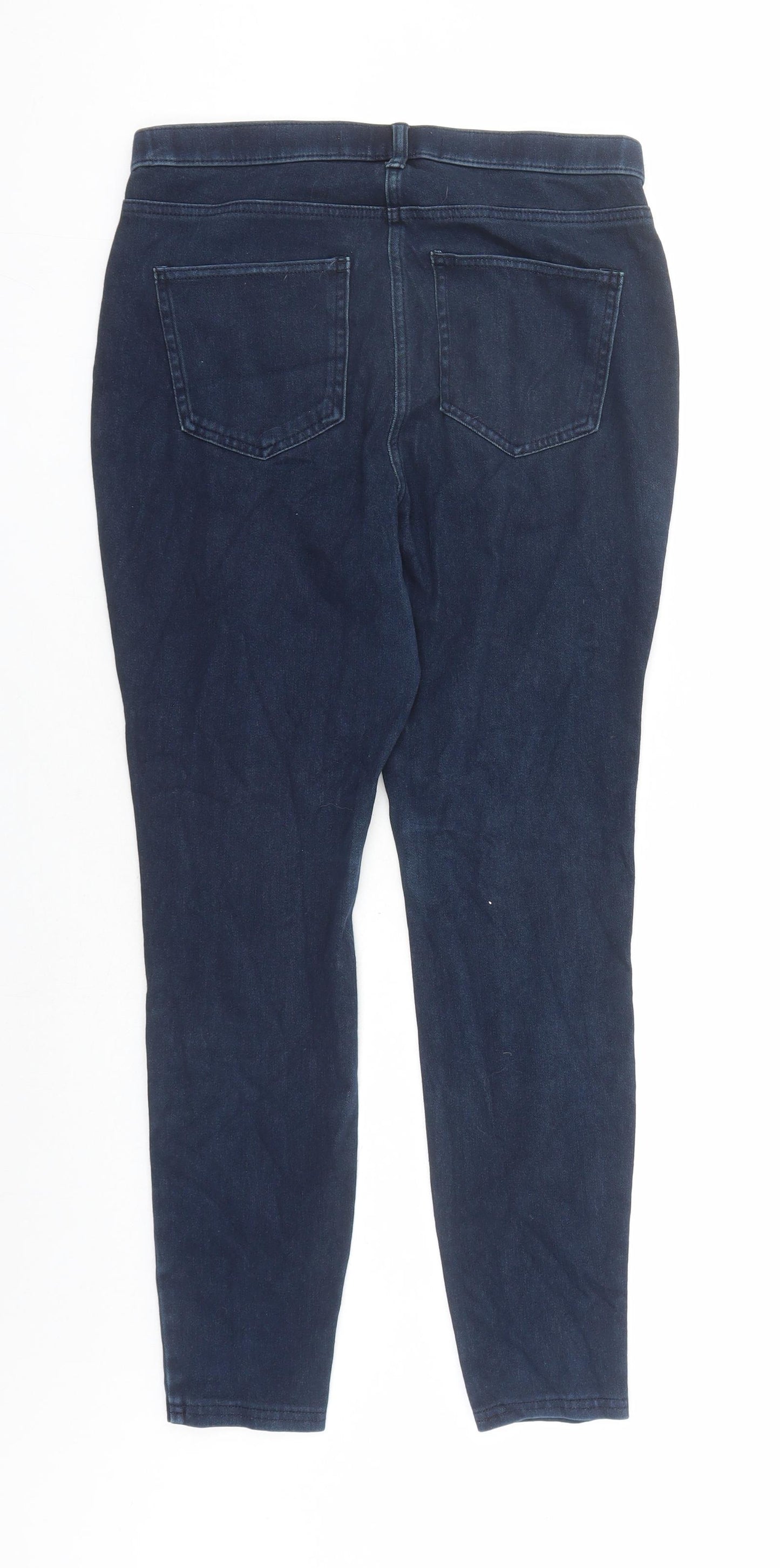 NEXT Womens Blue Cotton Jegging Jeans Size 12 L29 in Regular - Stretch