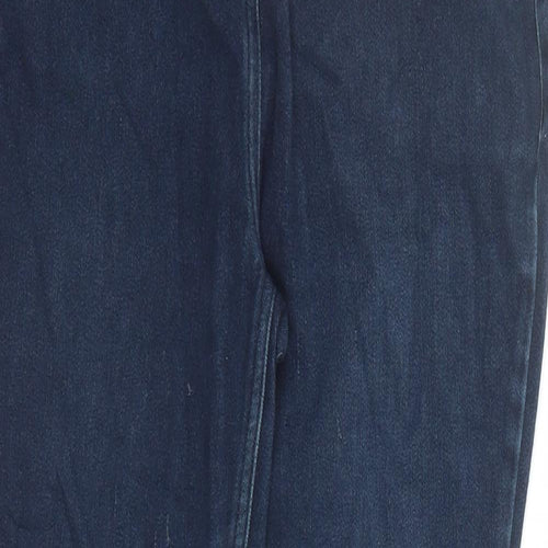 NEXT Womens Blue Cotton Jegging Jeans Size 12 L29 in Regular - Stretch
