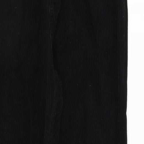 BDG Womens Black Cotton Trousers Size 30 in L32 in Regular Zip