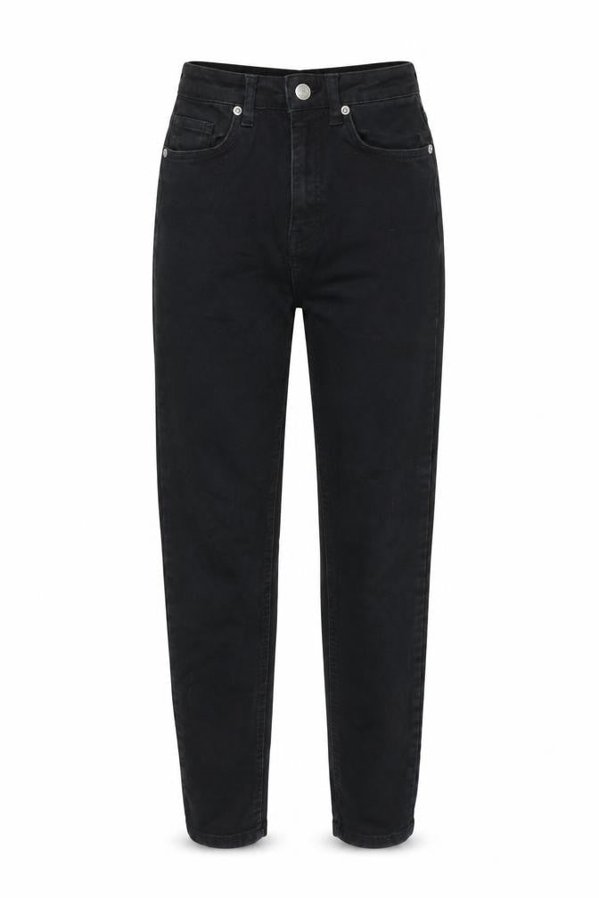 Nakd Womens Black Cotton Straight Jeans Size 8 L27 in Regular Zip