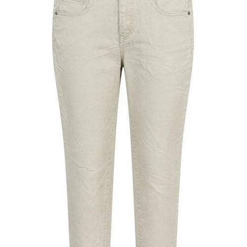 Bass Womens Beige Cotton Cropped Jeans Size 8 L26 in Regular Zip