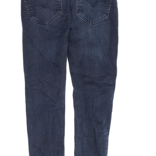 Levi's Mens Blue Cotton Skinny Jeans Size 30 in L30 in Regular Zip