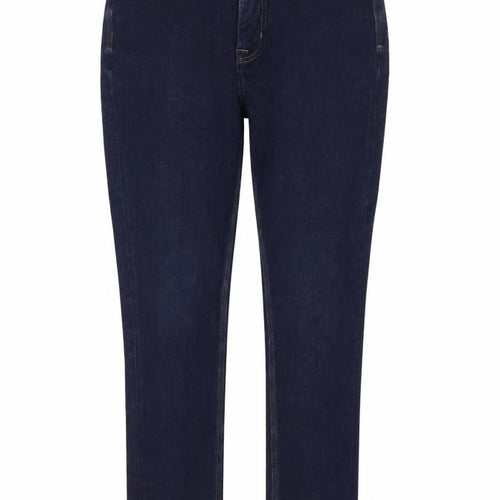 Per Una Womens Blue Cotton Straight Jeans Size 30 in L27 in Regular Zip
