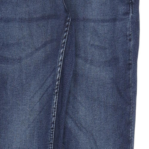ONLY & SONS Mens Blue Cotton Straight Jeans Size 31 in L30 in Slim Zip