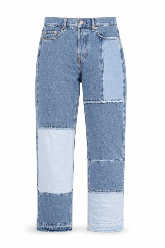 BDG Womens Blue Cotton Straight Jeans Size 28 in L32 in Regular Button