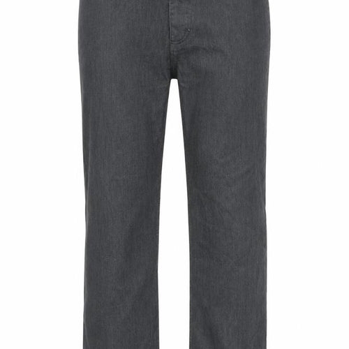 George Mens Grey Cotton Trousers Size 36 in L29 in Regular Zip