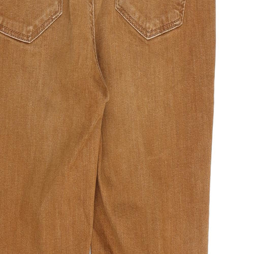 United Colors of Benetton Womens Brown Cotton Skinny Jeans Size 29 in L29 in Regular Zip