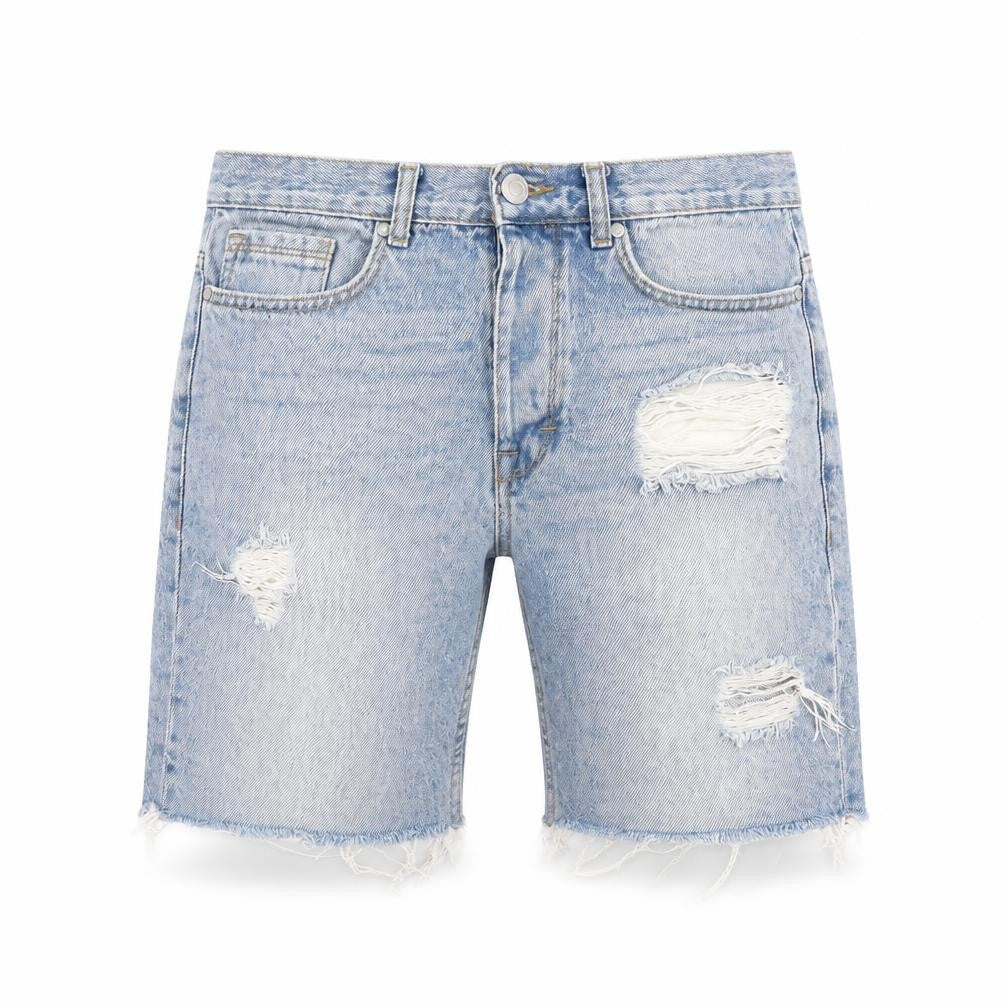Denim & Co. Mens Blue Cotton Bermuda Shorts Size 30 in L9 in Regular Button