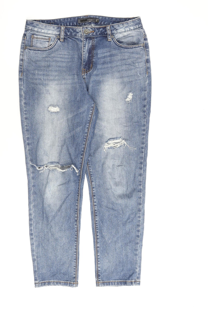 H. Connect Womens Blue Cotton Mom Jeans Size 32 in L27 in Regular Zip