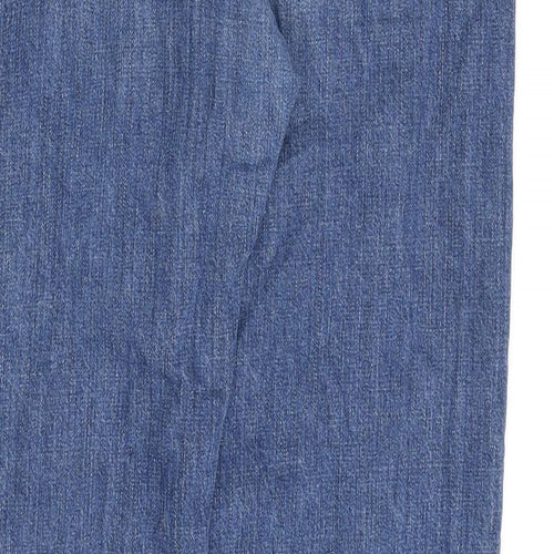 Paul Smith Mens Blue Cotton Straight Jeans Size 32 in L30 in Regular Button