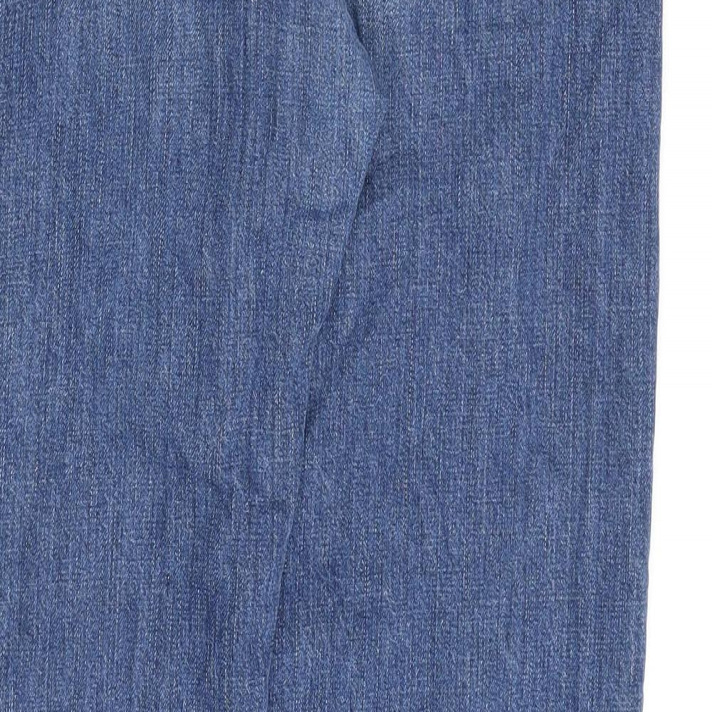 Paul Smith Mens Blue Cotton Straight Jeans Size 32 in L30 in Regular Button
